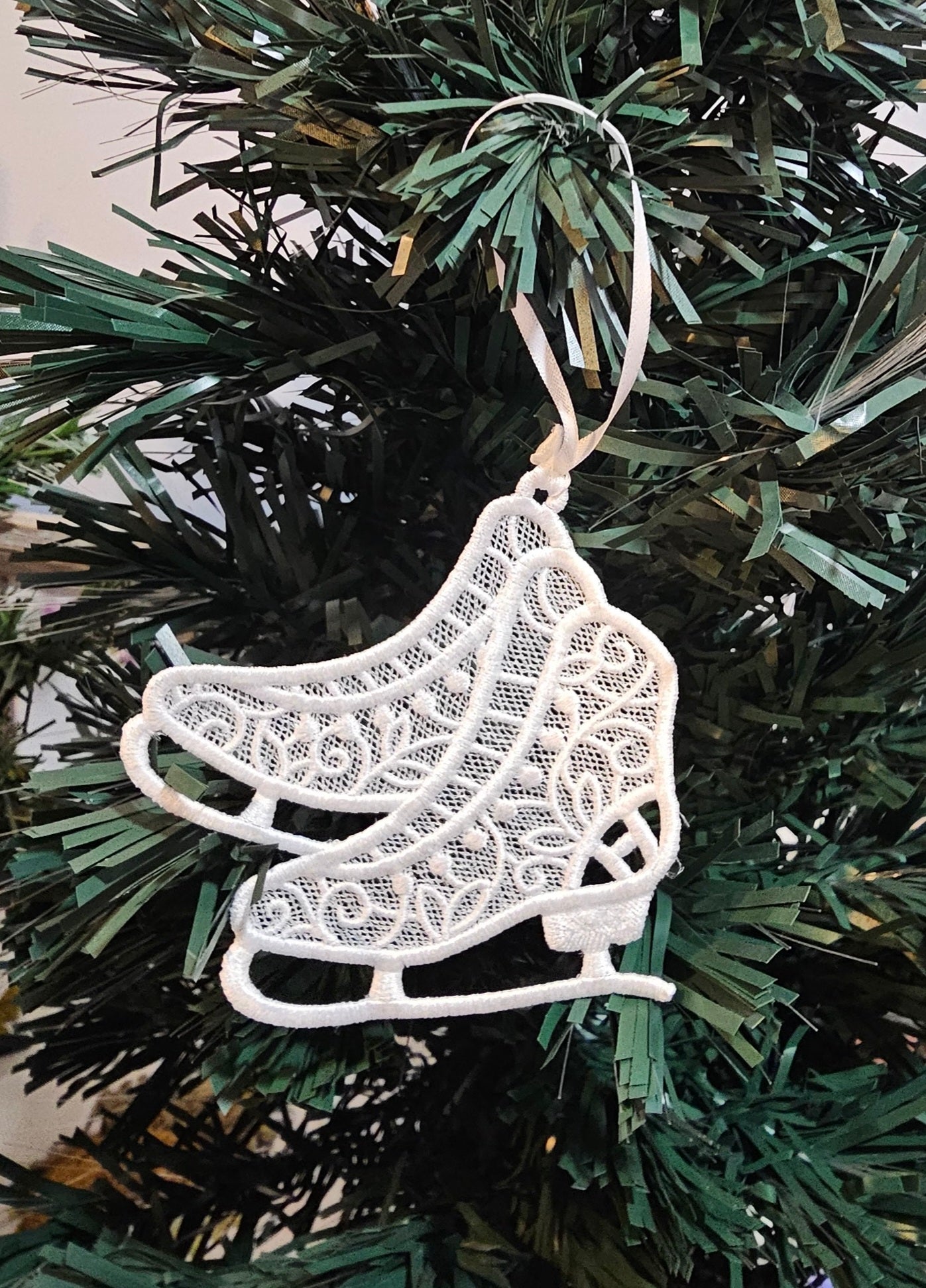 Embroidered Lace Ornament
