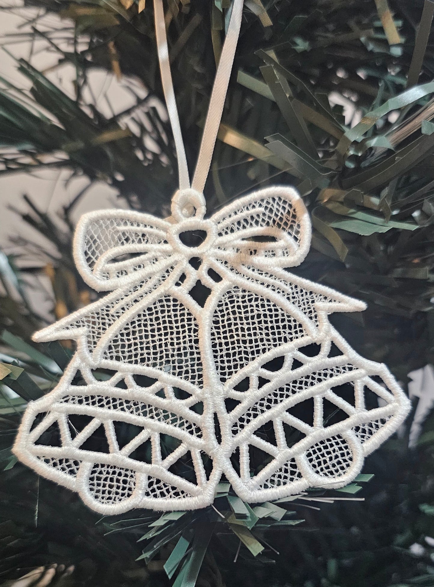 Embroidered Lace Ornament