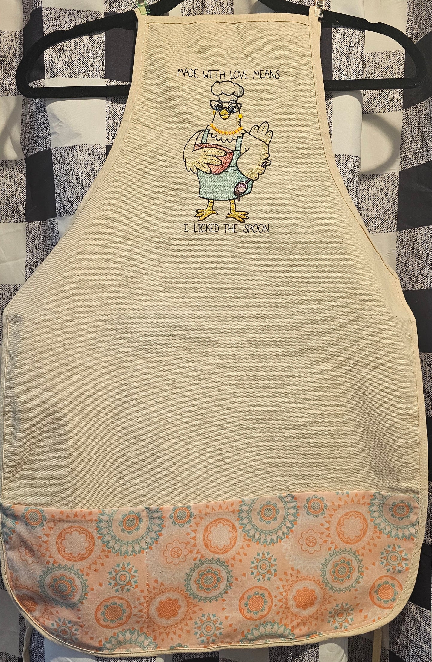Embroidered Apron