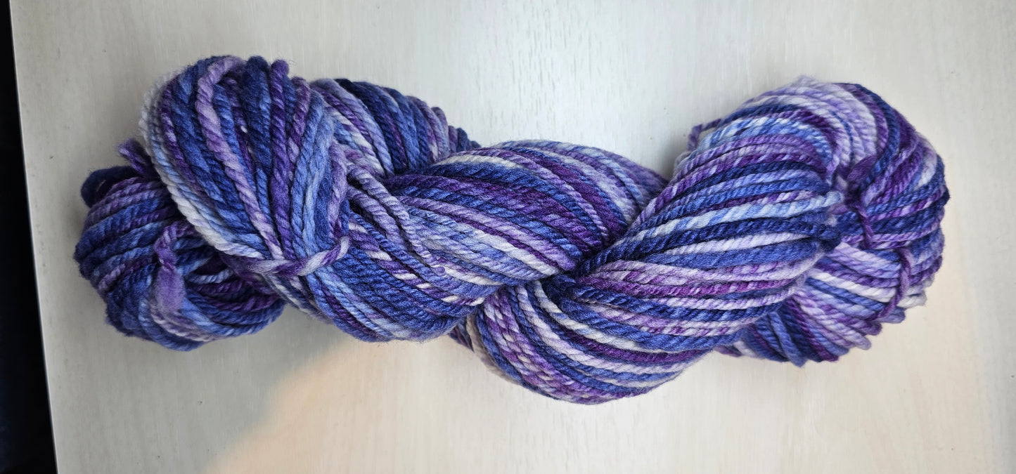 Handspun Merino - Purple/Blue