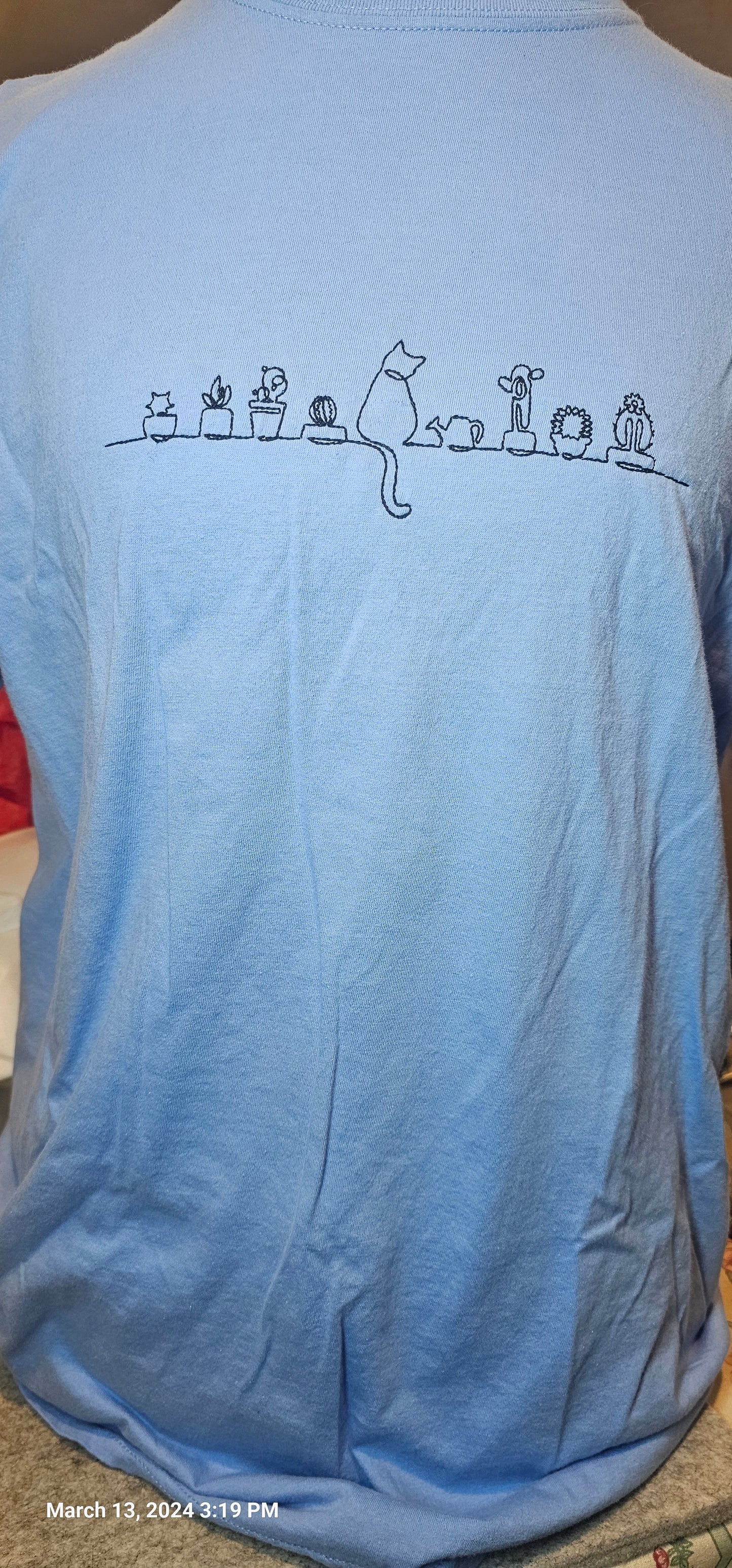 Cat and Cactus Shirt