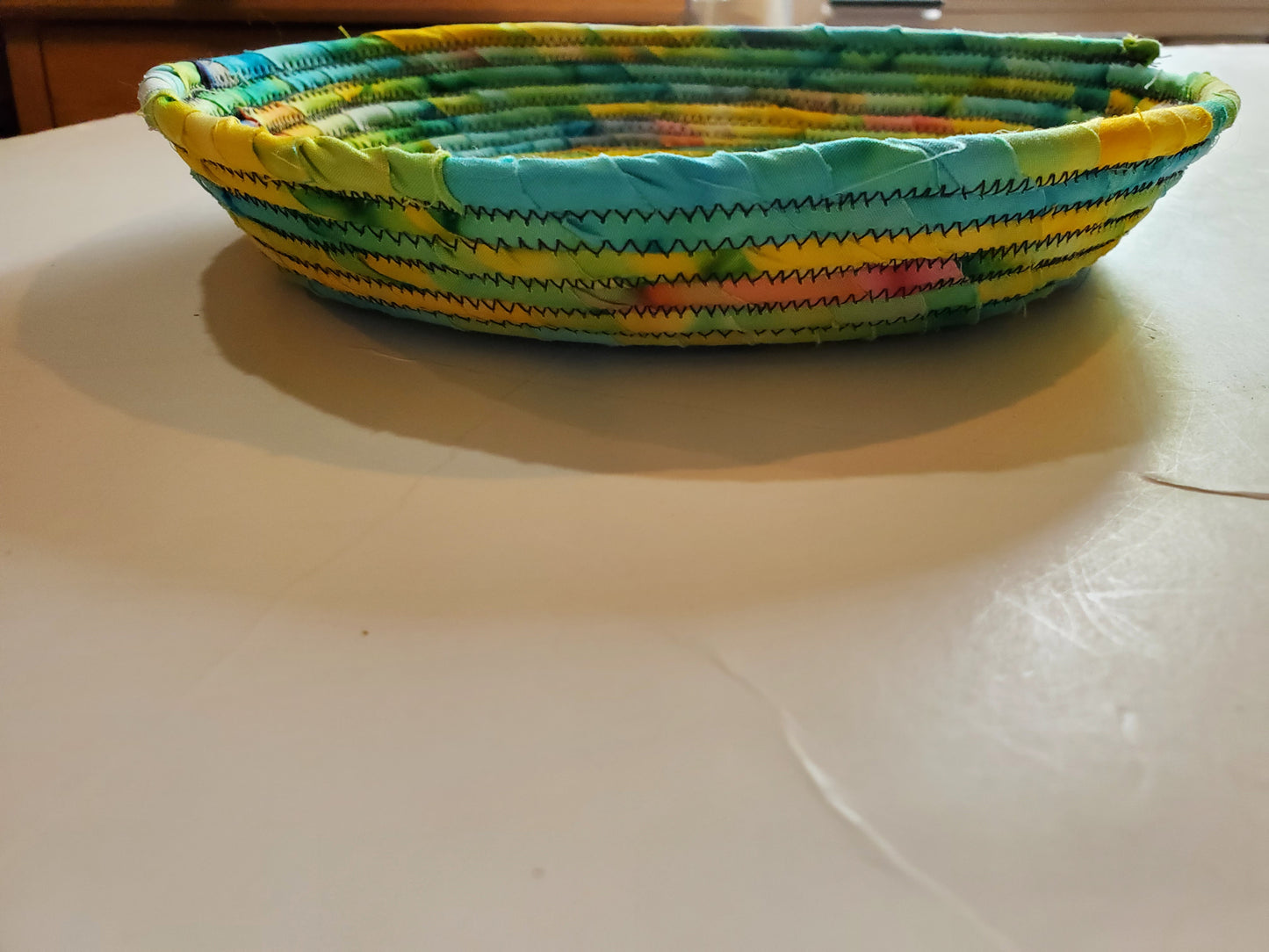 Fabric Covered Rope Bowl