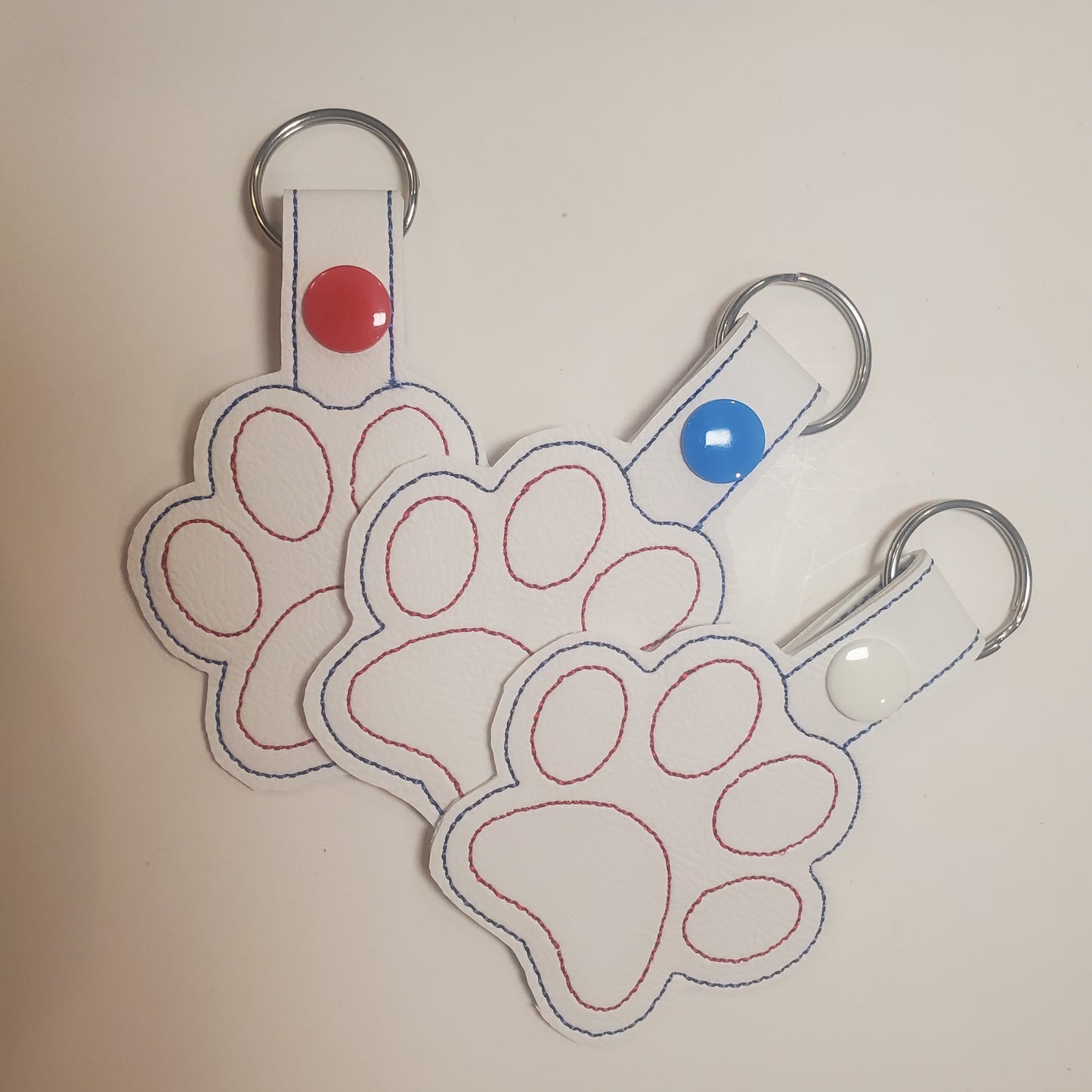 Dog Paw Key Fob