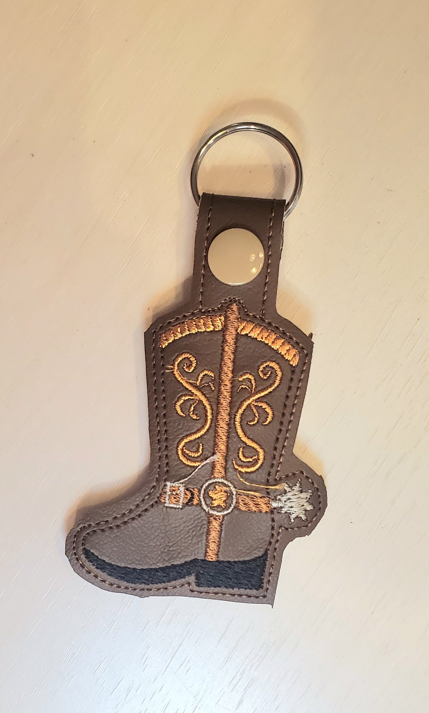 Cowboy Boot Key Fob