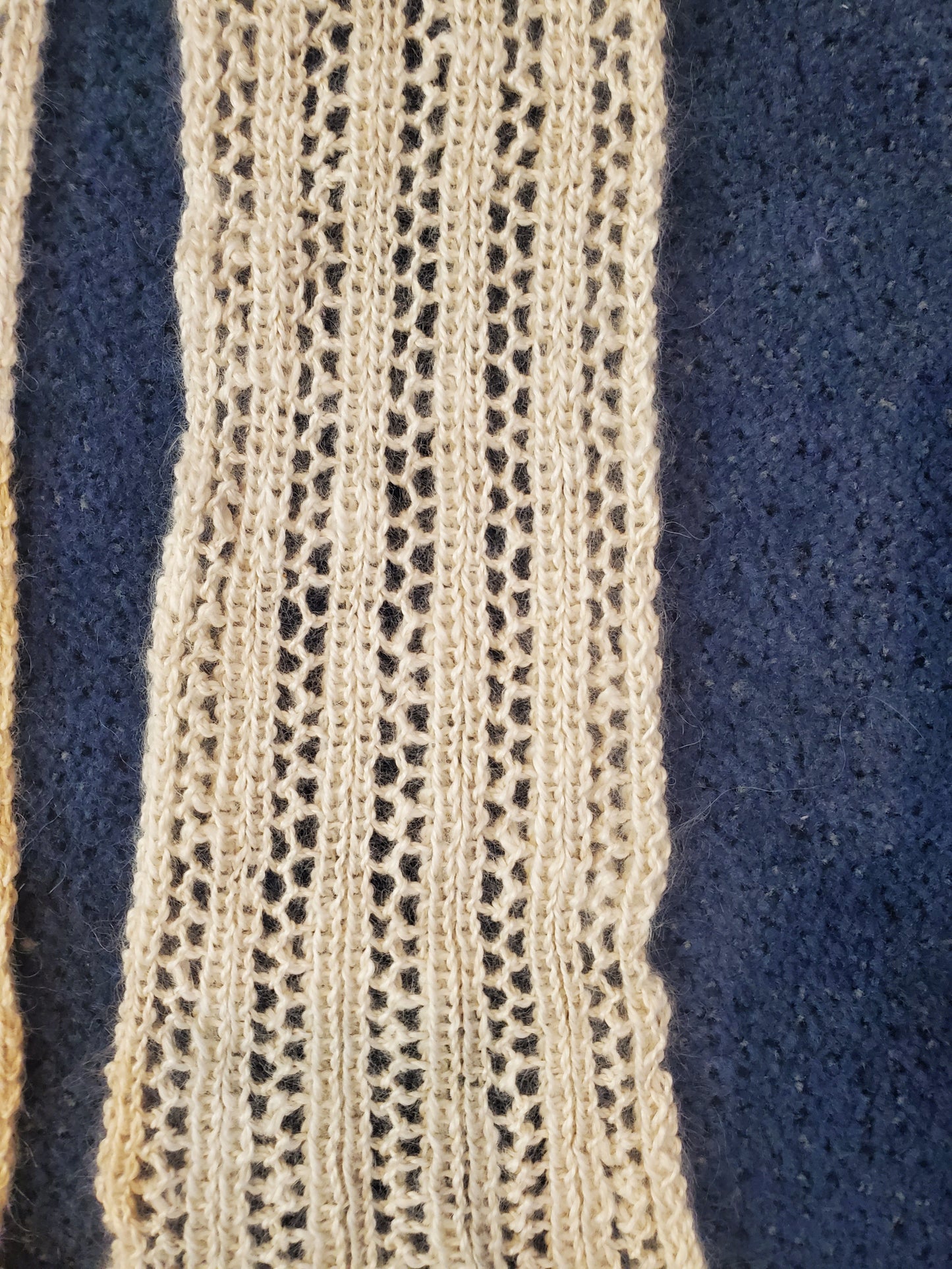 Handknit Alpaca Lace Scarf