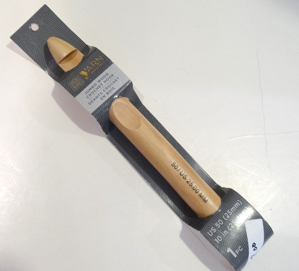 Giant Wooden Crochet Hook
