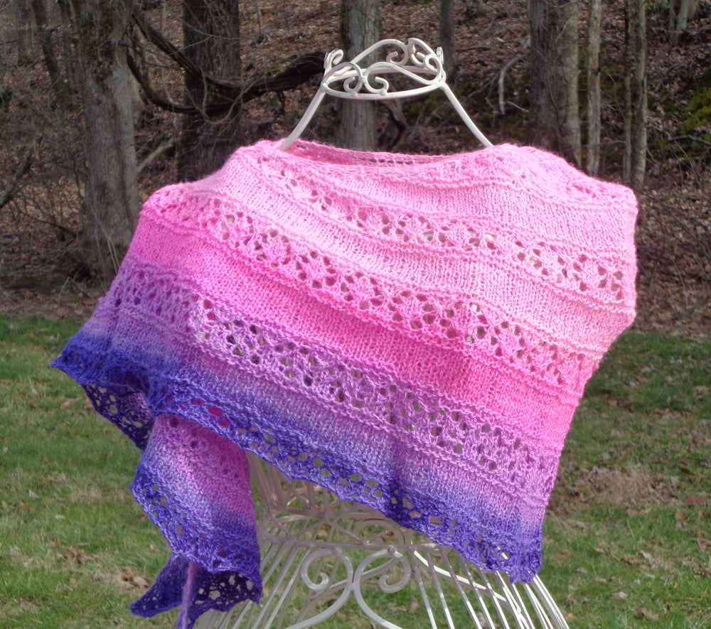 Pink & Purple Shawlette