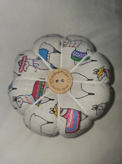 Handmade Pin Cushion - Stuffed with Alpaca Fiber & Crushed Walnut Shells