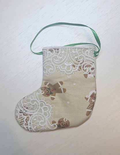 Embroidered Mini Stocking Gift Card / Money Holder