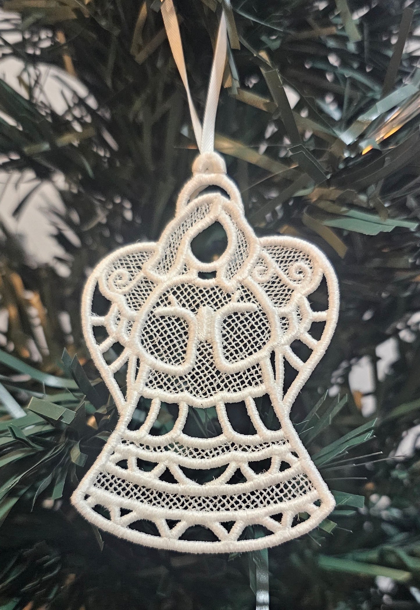 Embroidered Lace Ornament