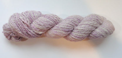 White Alpaca & Purple Silk 2Ply