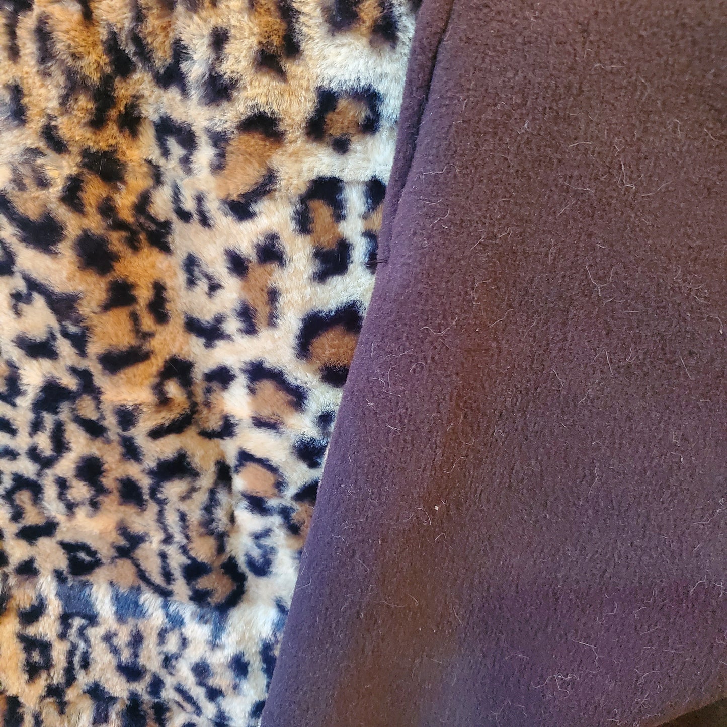 Leopard Fuzzy Lap Blanket