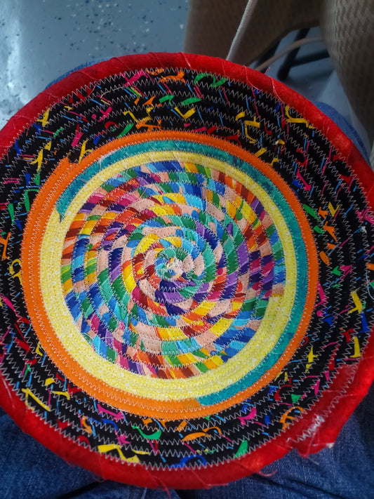 Colorful Fabric Bowl