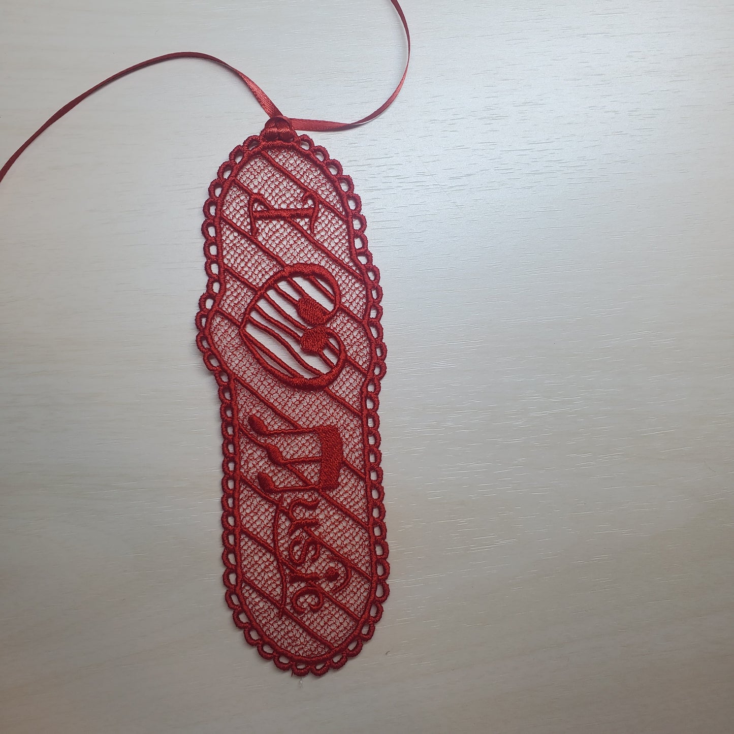 Lace bookmarks