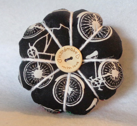 Bicycle Print Pin Cushion