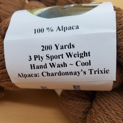 100% Alpaca Sport Weight - Trixie