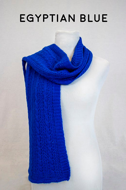 Cable & Lace Scarf